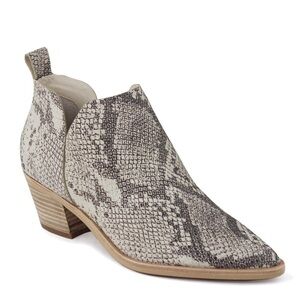 Dolce Vita Women's Sonni Snakeskin Ankle Bootie size 8